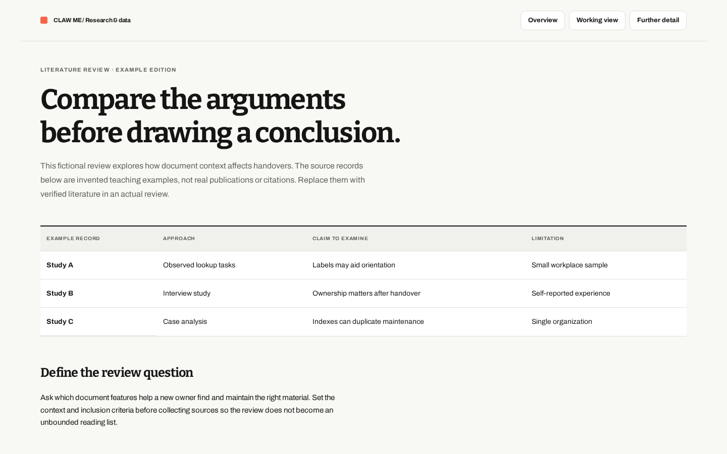 Preview of Literature Review