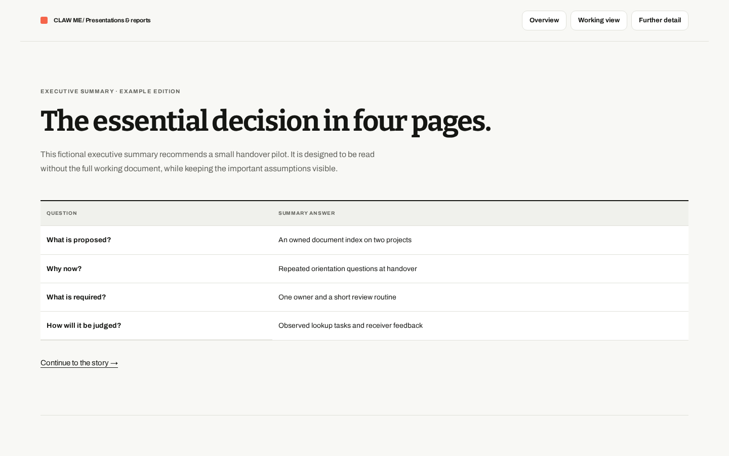 Preview of Executive Summary