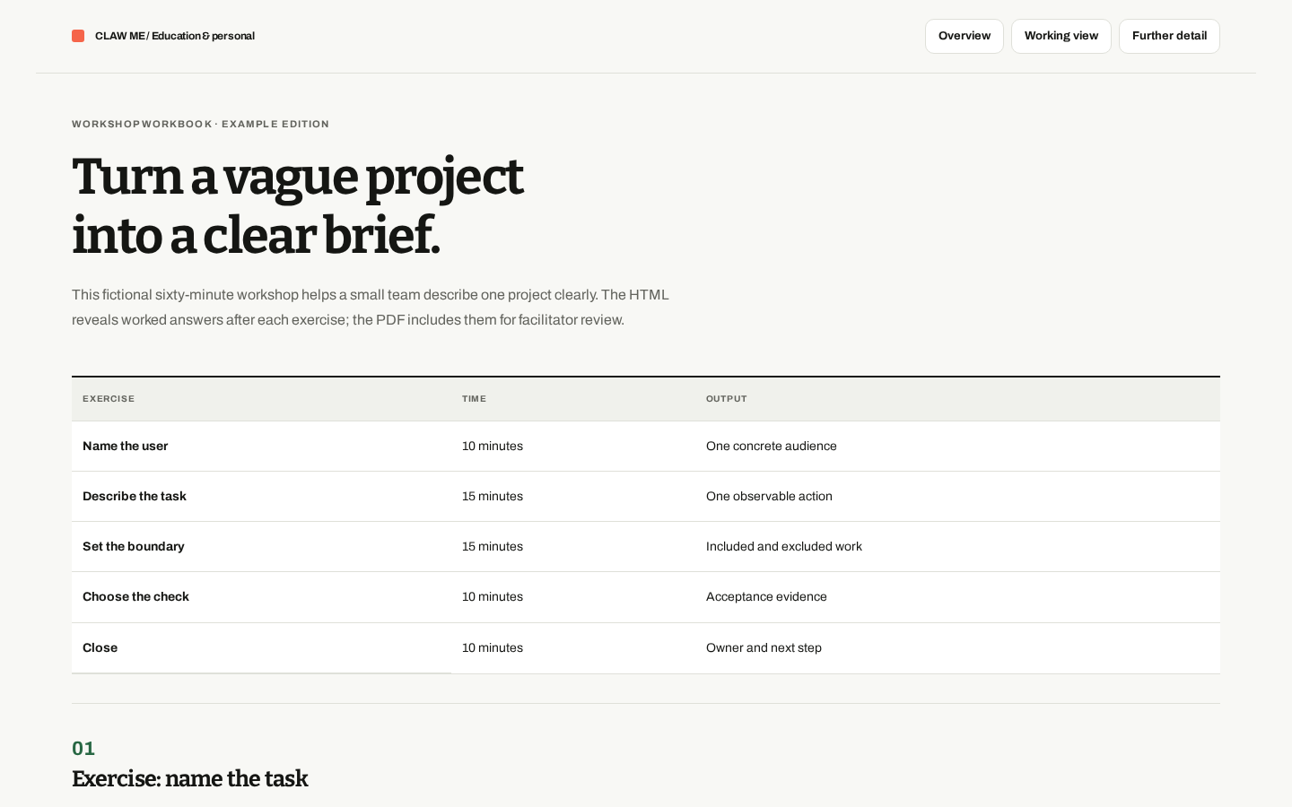 Preview of Workshop Workbook