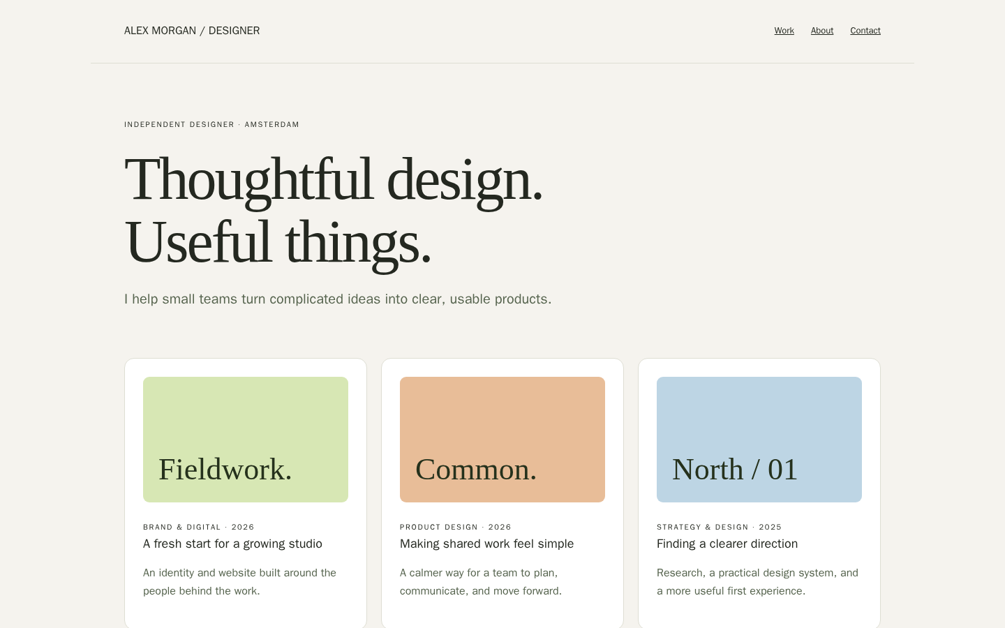 Preview of Independent portfolio